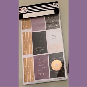 Gold & Purple Goals/Planning Sticker Book - The Happy Planner - Build Your Own